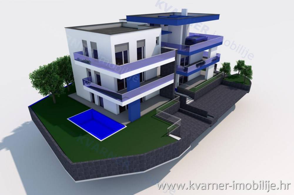 CITY OF KRK - NEW EXCLUSIVE APARTMENT WITH POOL!