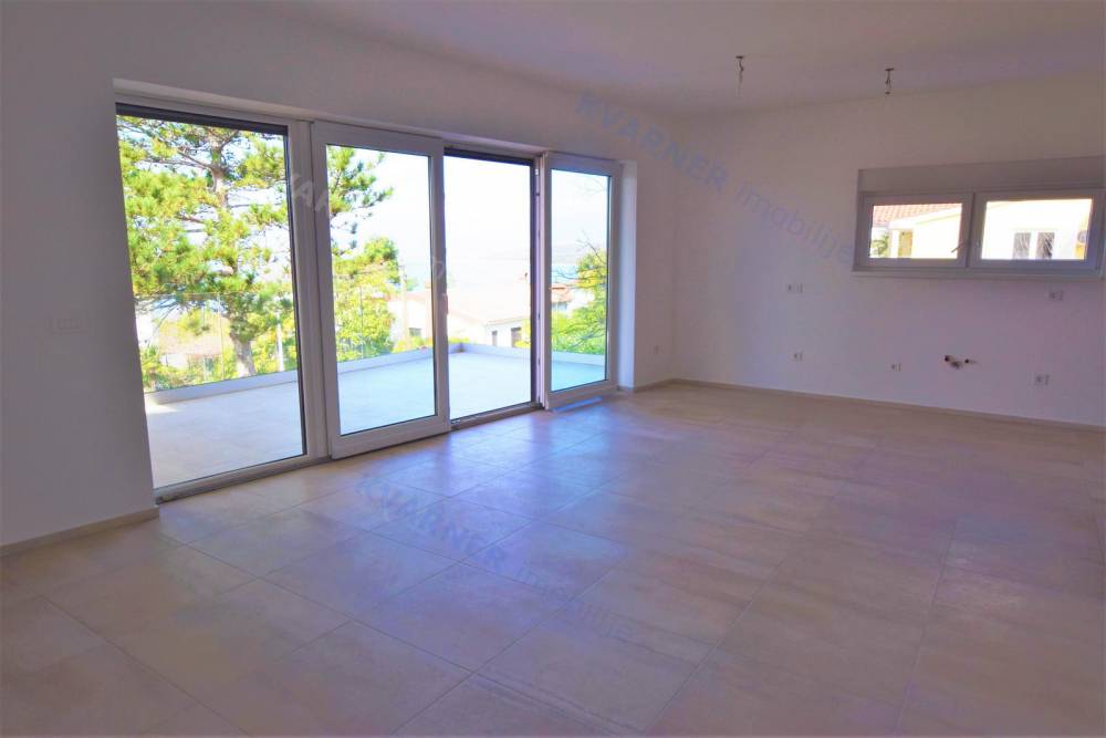 Njivice, new apartment with a view, 300m from the beach, for sale Kvarner imobilije
