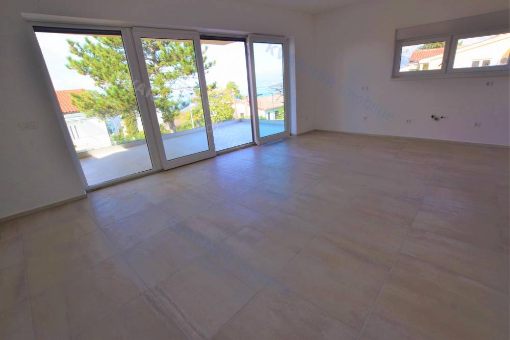 Njivice, new apartment with a view, 300m from the beach, for sale Kvarner imobilije