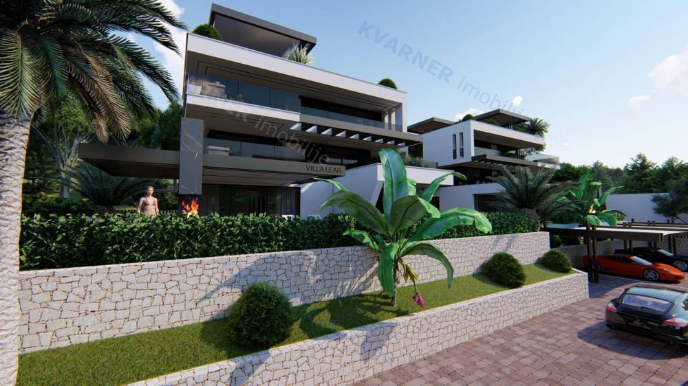 Njivice - Exclusive location - New apartment with pool! | Kvarner imobilije