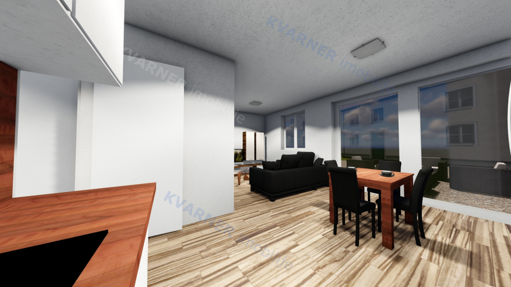 Novogradnja Malinska!! Prizemlje sa 2 sobe i okućnicom samo 115.000€ | Kvarner imobilije