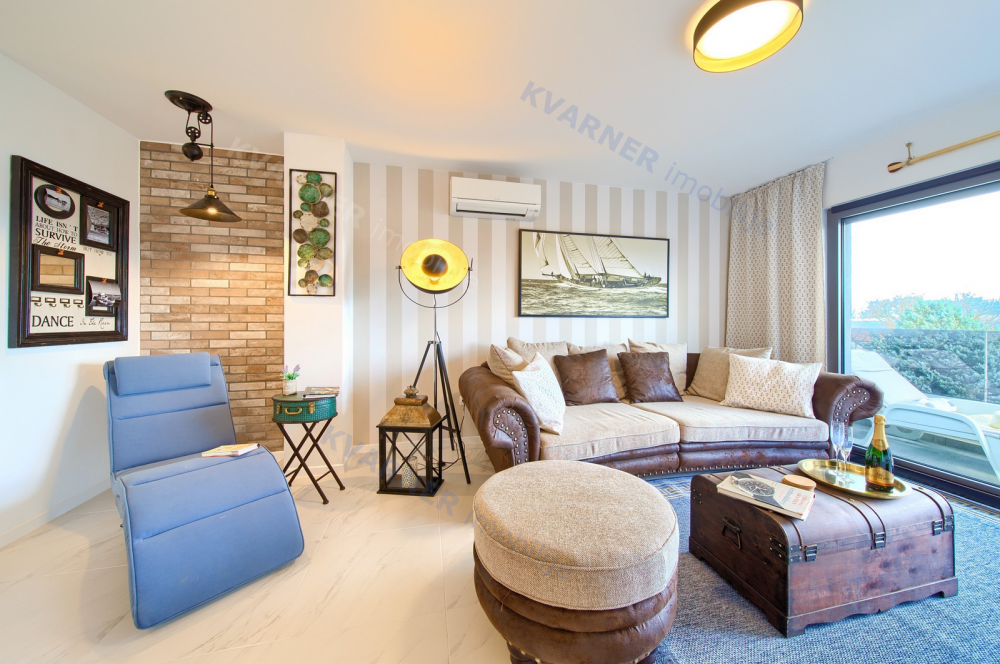 Malinska - Luxuriös und modern eingerichtete Wohnung mit wunderschönem Meerblick!