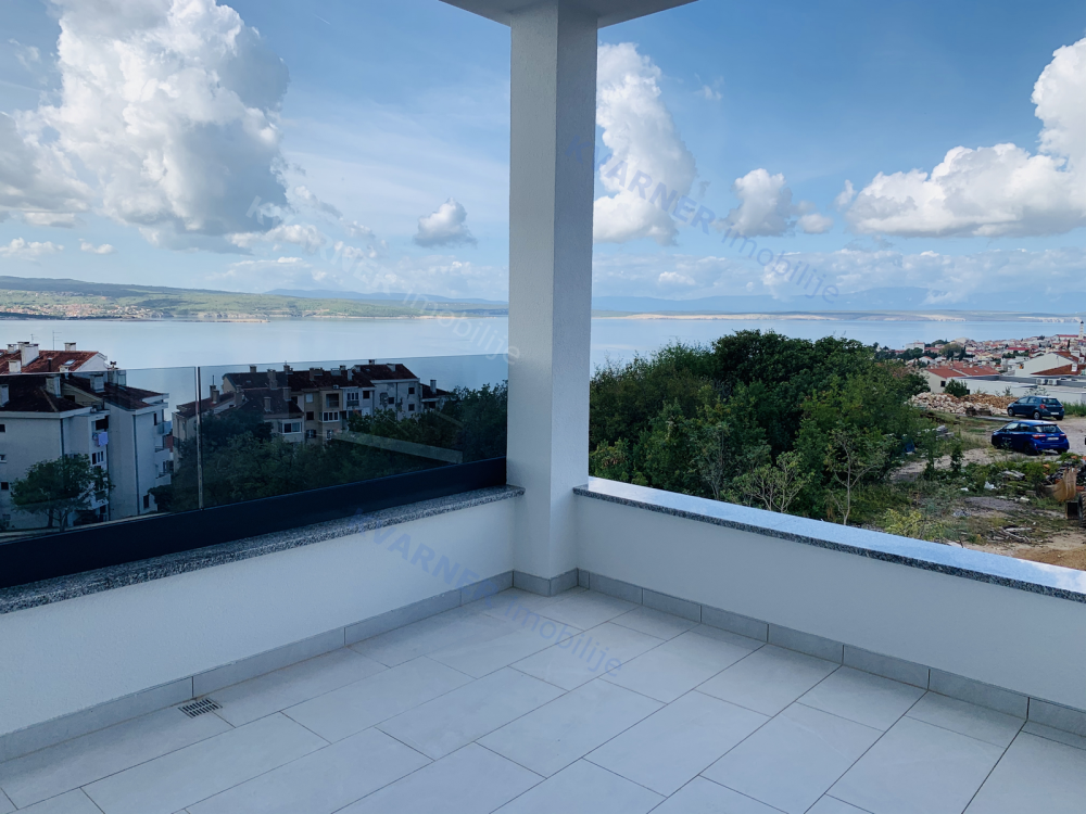 Neue Luxuswohnung in Crikvenica mit Panoramablick auf das Meer!