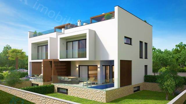 EXCLUSIVE! Njivice - modern apartment with a view and a pool!