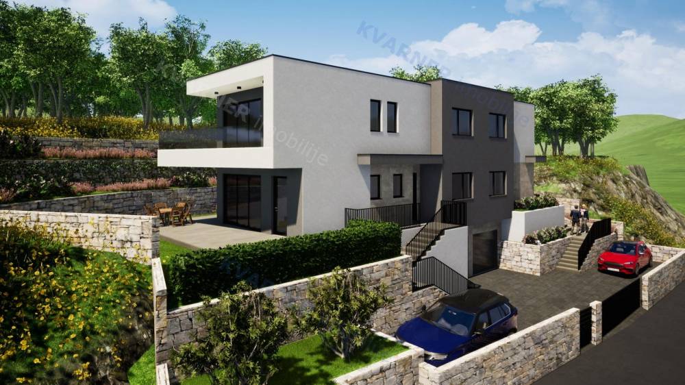 Luxury semi-detached house in an exclusive location in Malinska
