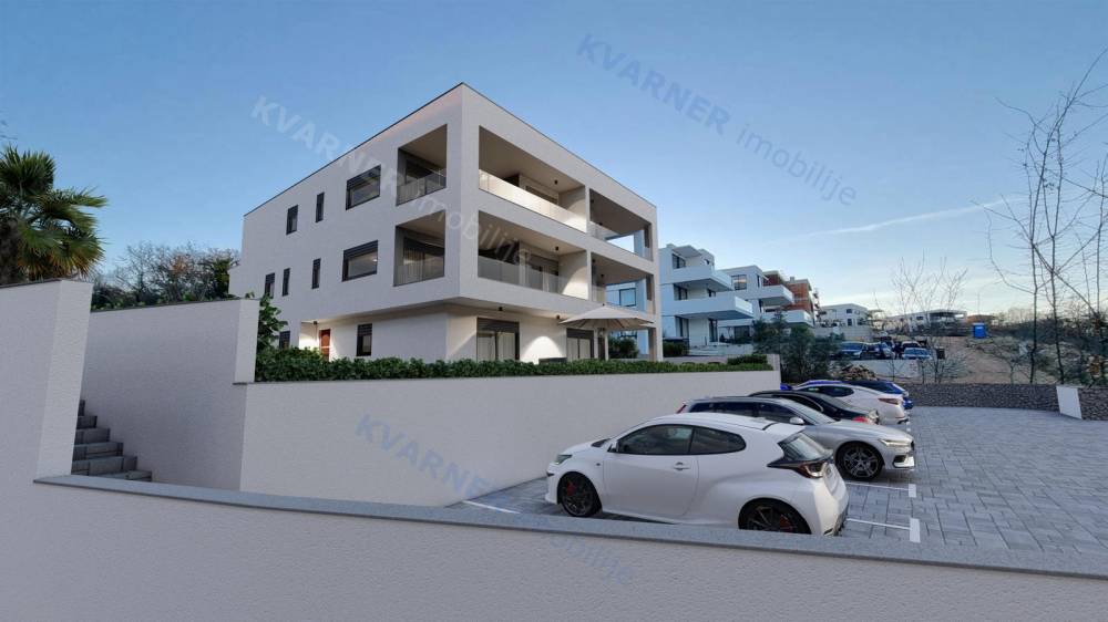 Exclusive location-new building-apartment with garden and pool!