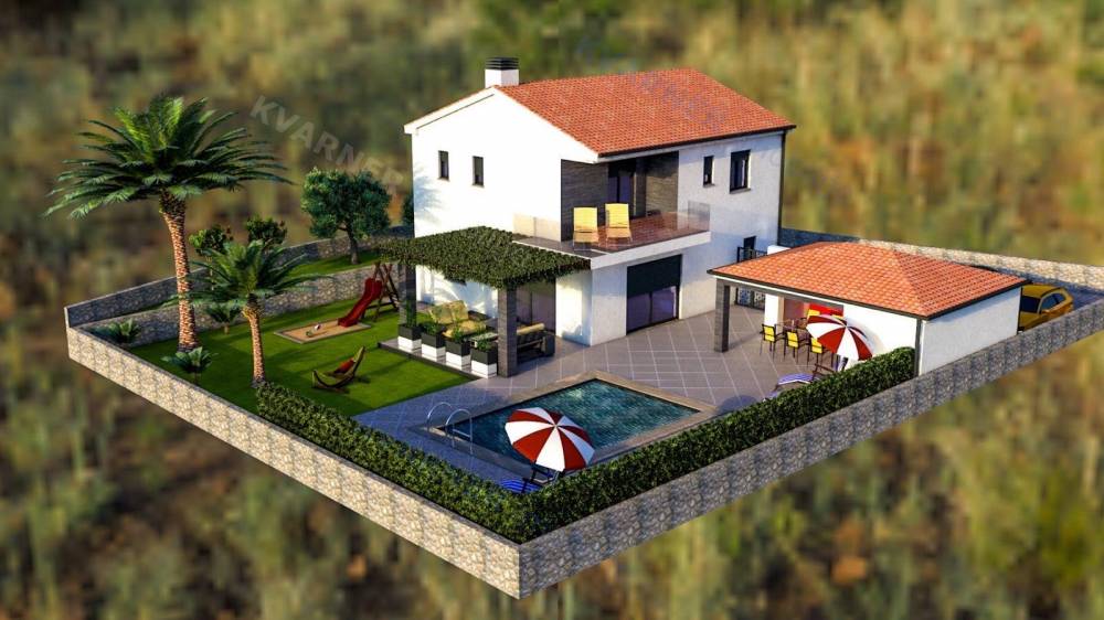 Prekrasna samostojeća kuća s bazenom u oazi mira 