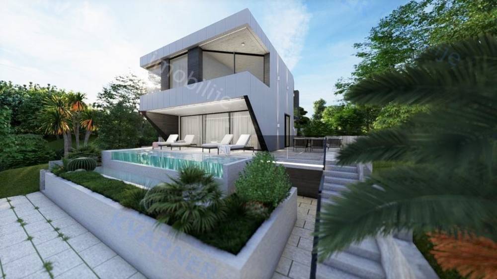 Njivice - Neue moderne Villa - 50 m vom Meer entfernt!