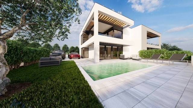 Malinska - neues Doppelhaus mit Pool!