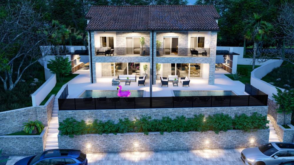 Moderne und voll ausgestattete Villa mit Meerblick!
