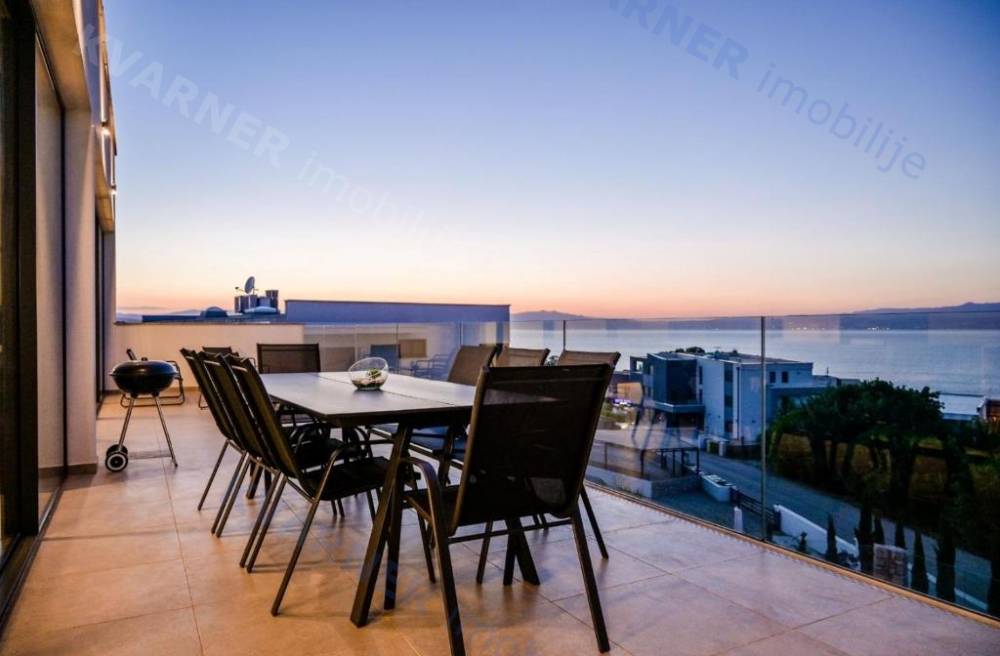 Penthouse mit Panoramablick auf das Meer - Malinska!