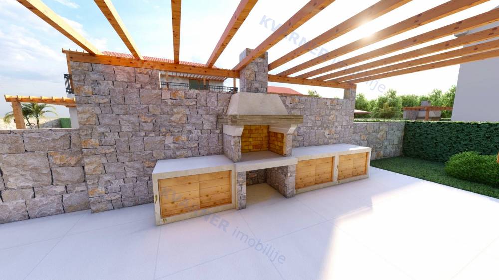 New rustic villa in the vicinity of Malinska - for sale!