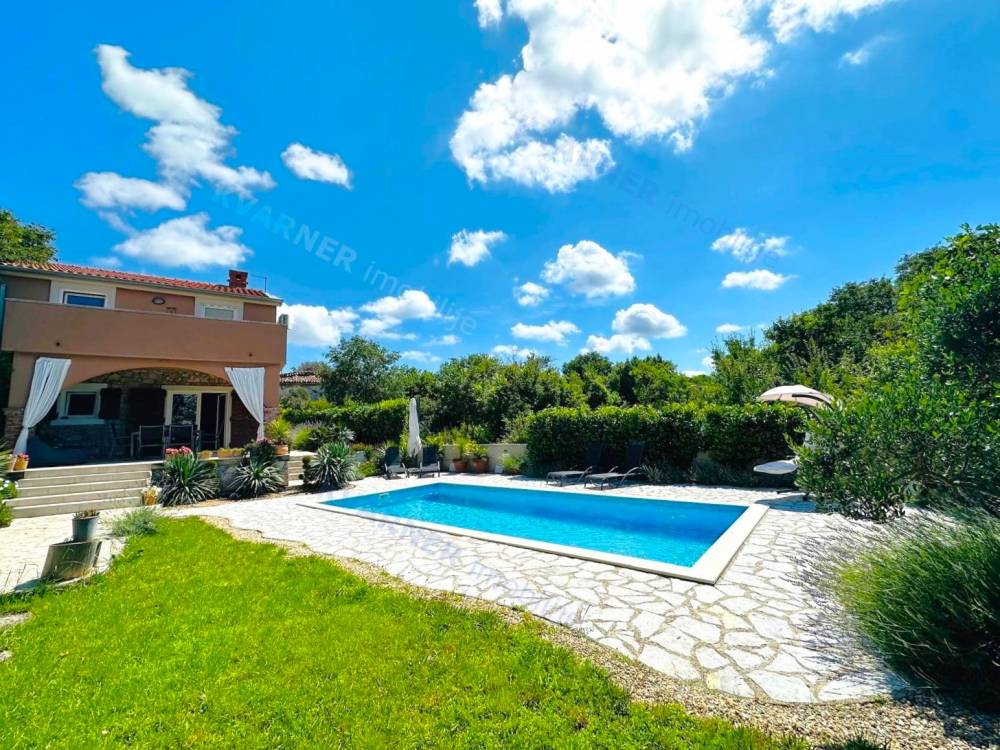 Krk - Rustic stone house with a pool in a quiet location!