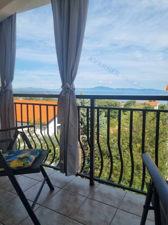 Malinska, sale of a beautiful apartment with sea view!