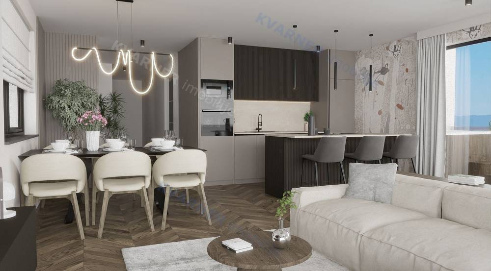 Appartamento Njivice, 131m2