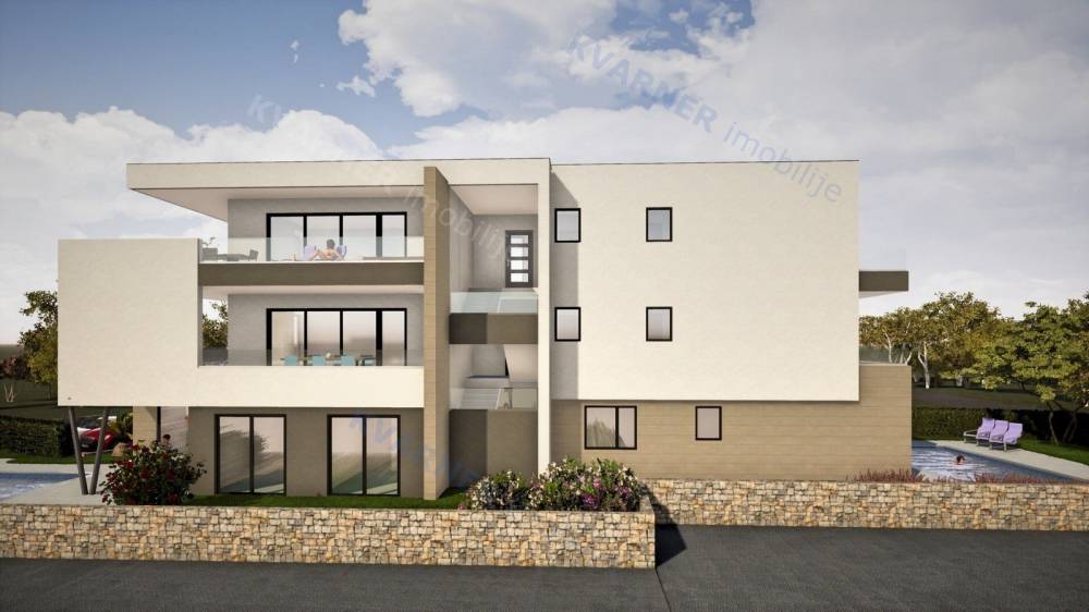 Appartamento Njivice, 131m2