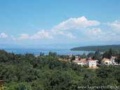 Real estates Njivice sale / New detached 4 apartment house with garage and panoramic sea view!!