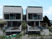 LUXURIOUS NEW BUILDING IN NJIVICE!! Two-storey apartment with swimming pool, sunbathing area, beautiful sea view and two parking places!!