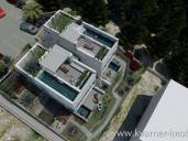 Luxuriöses neues Gebäude in Njivice!! Zweistöckiges Apartment mit Pool,  wunderschönem Meerblick und zwei Parkplätzen!!