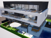 Neue Wohnung mit Garten und Pool in einem neuen Gebäude in Malinska!