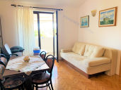 Malinska! Apartment with open sea view only 200m from the beach!