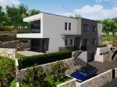 Exclusive location! Modern semi-detached house in Malinska near the sea and the center