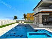 Nova samostojeća kuća s bazenom, okolica Vrbnika-prodaja!