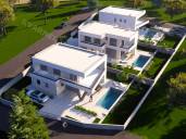 Luxury villa with pool and sea view - for sale in Krk