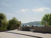 Surroundings of the town of Krk - land with a project and a view!
